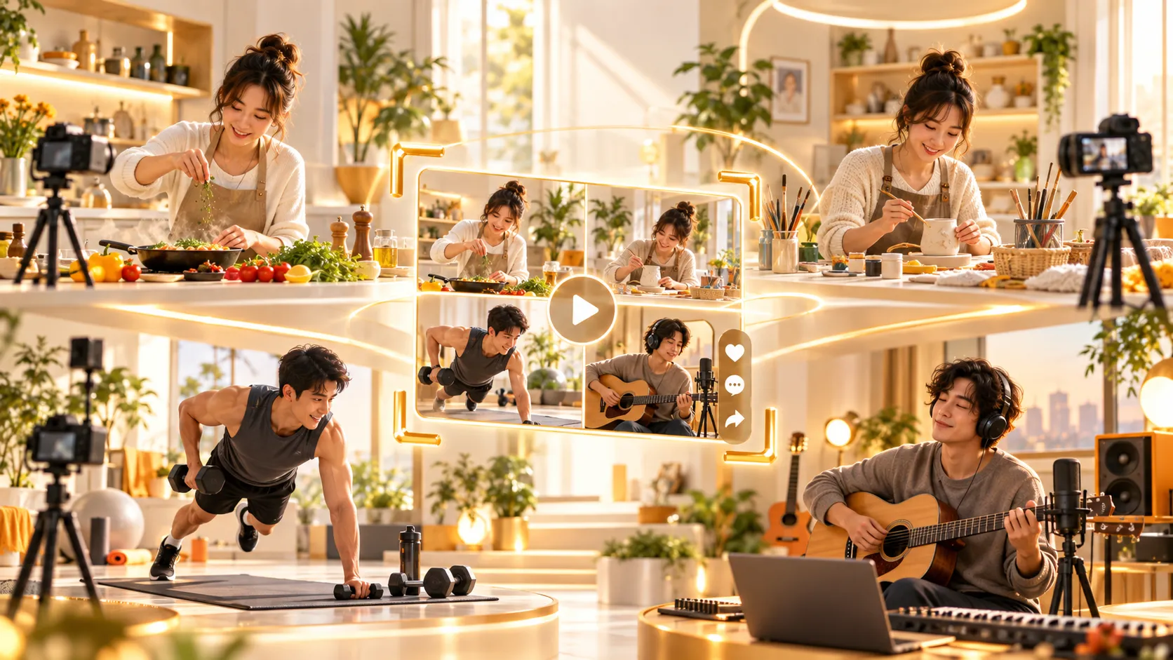 阿禾公开创作工作场景
